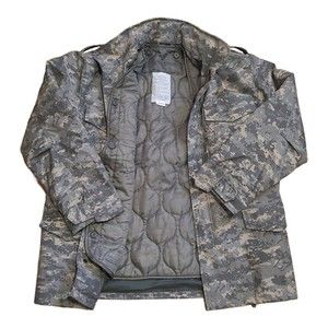 Fox Outdoor Field Camo Jacket w/ Liner Pockets Coat Size Medium